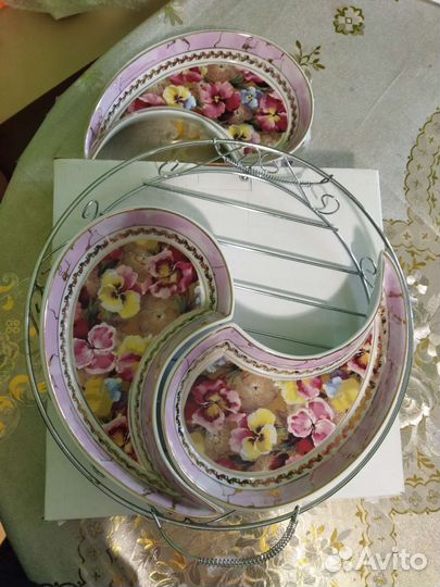 Менажница фарфор