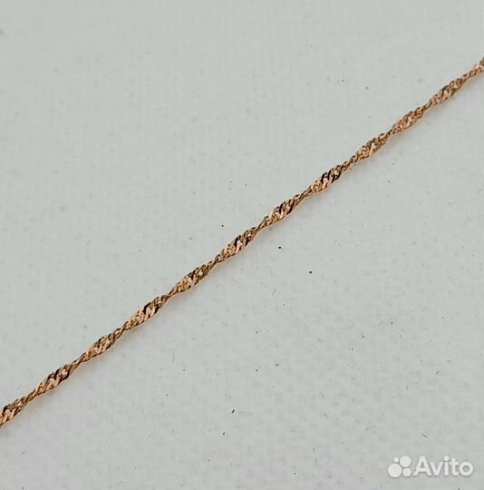 Браслет / размер 19 / 0,83г / Золото585