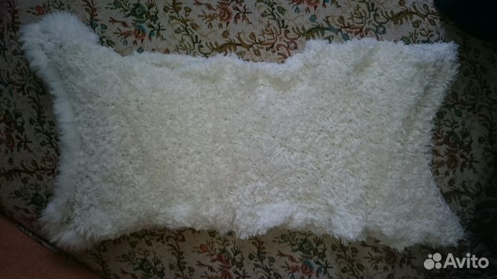 Шарф труба с имитацией меха