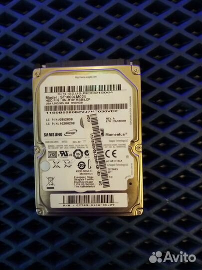 Жесткий диск 1 тб для ноутбука (2.5)