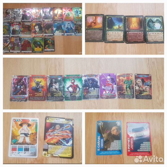 Карточки черепашки Ниндзя, человек-паук, бирсерк