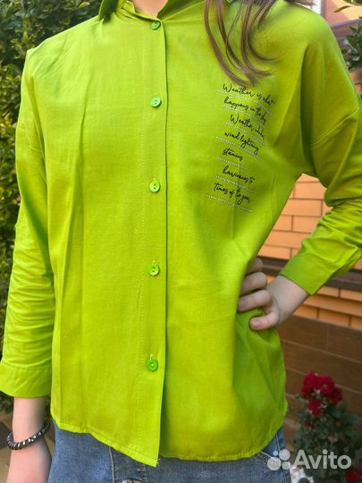 Легкие летние рубашки деткие