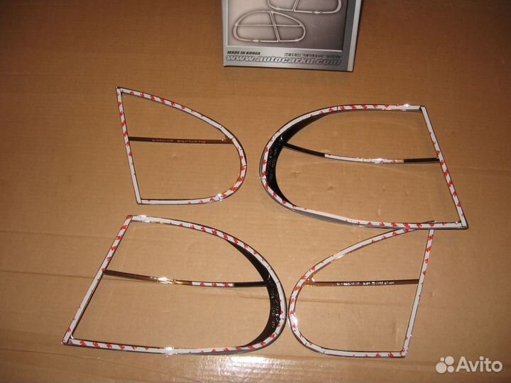 Заз Sens(Шанс) Окантовка задних фонарей Хром