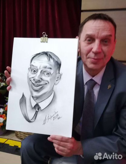Шаржист художник на мероприятие шарж по фото