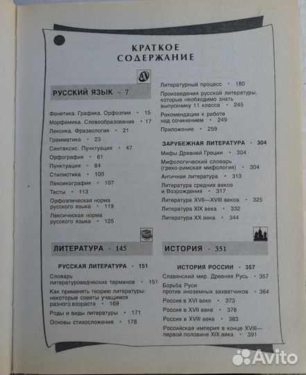 Справочник школьника 5-11 класс