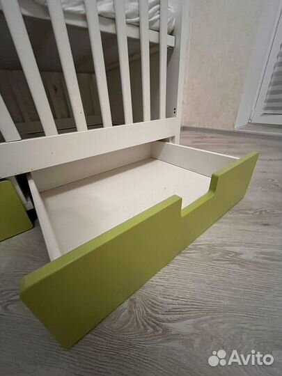 Детская кровать IKEA с матрасом