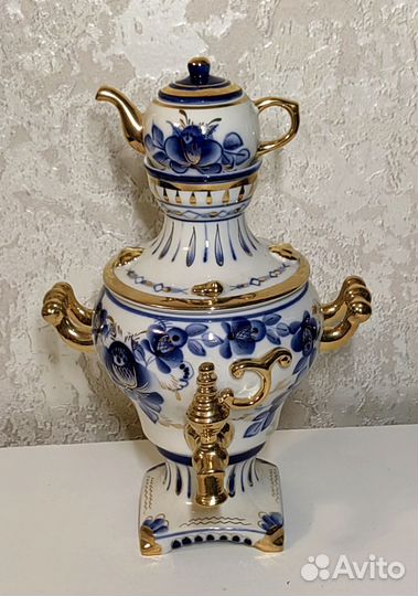 Самовары сувенирные Гжель, коллекция