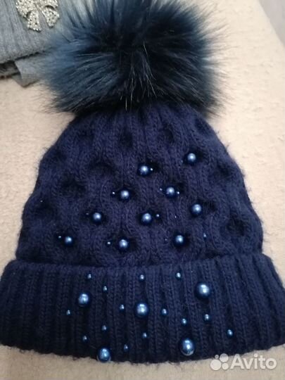 Шапки зимние на девочку