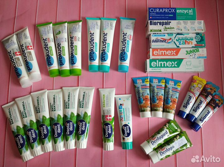 Зубная паста, щетки, гель для душа из Германии