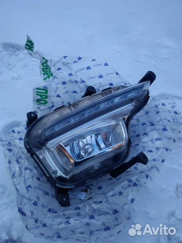 Kia Rio 3 противотуманка с дхо