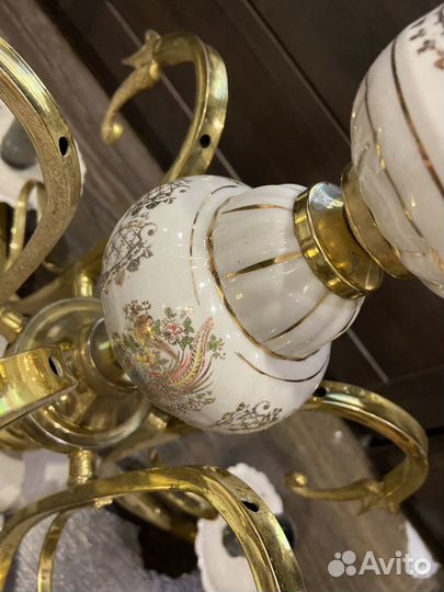 Люстра винтаж Чехословакия 60е годы