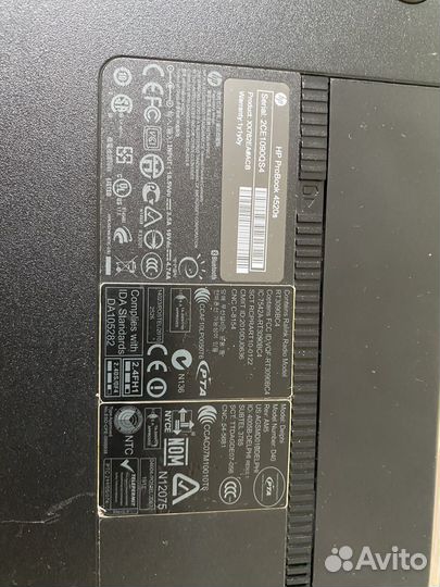 Ноутбук hp probook 4520s