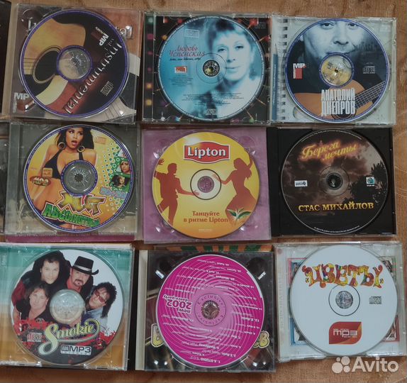Cd Mp3 диски с музыкой, хиты 80-х, 90-х