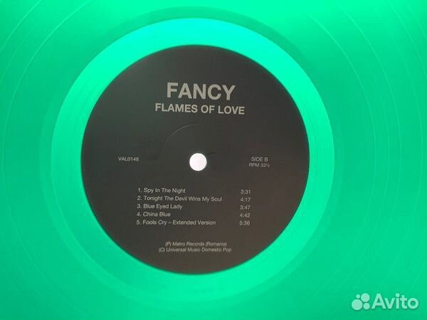 Fancy - Flames Of Love (2023, Transp. Green) LP