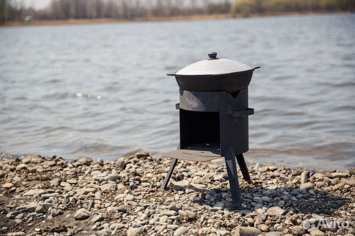 Печь для казана на 10 литров