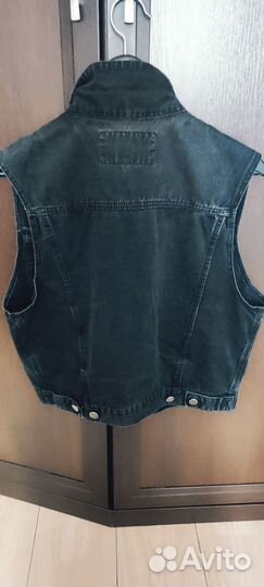 Жилет джинсовый женский