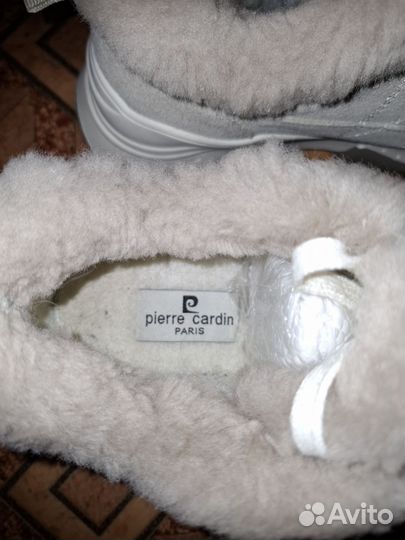 Кроссовки зимние женские высокие с мехом замшевые