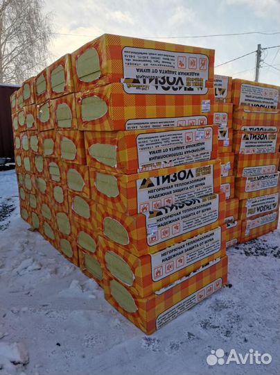 Утеплитель тизол-фасад 100 мм, для фасадов