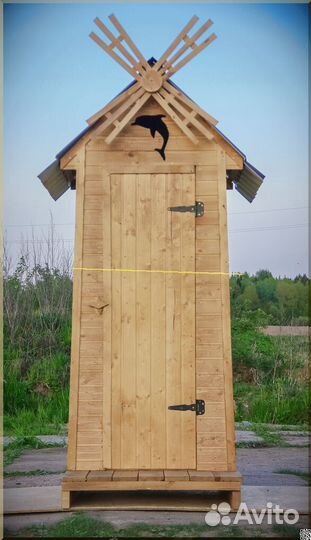 Дачный туалет деревянный JWL460
