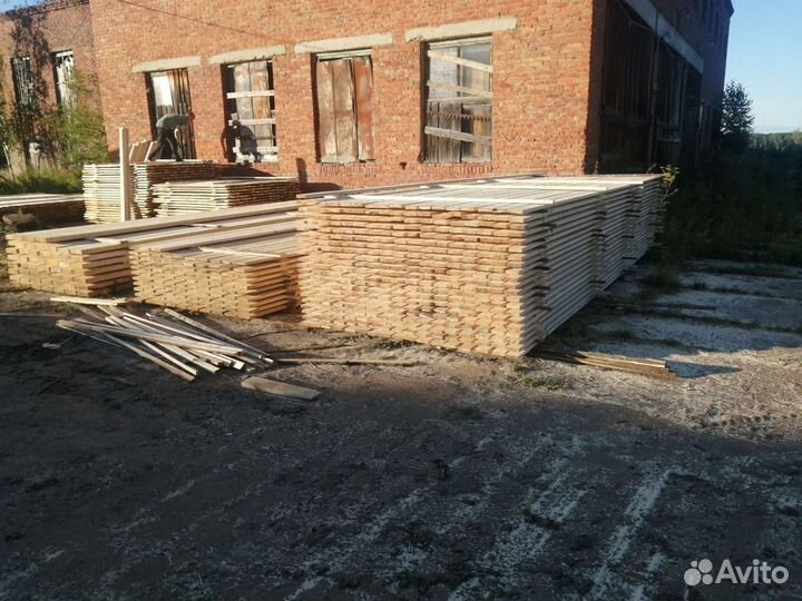 Доска обрезная ел, сосна