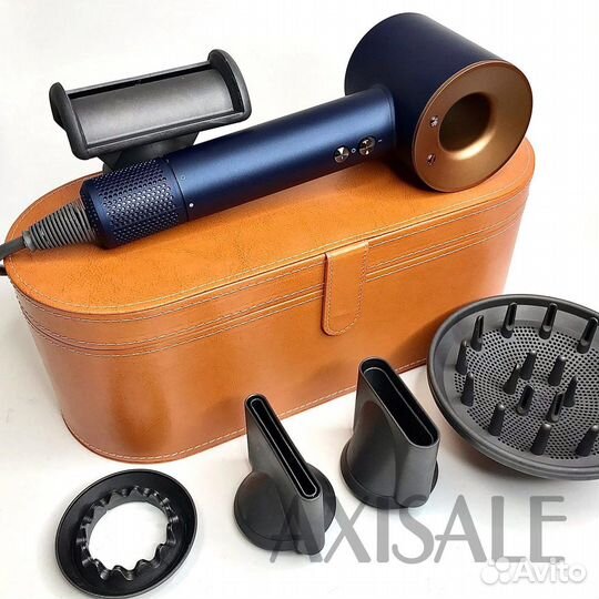 Фен Dyson в кейсе Premium синий