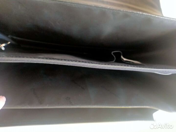 Новый мужской кожаный портфель
