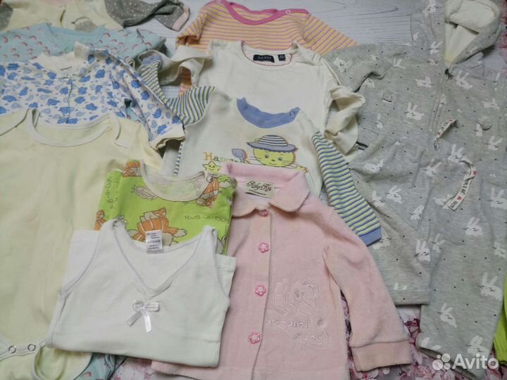 Детские вещи пакетом на девочку 0-1 год