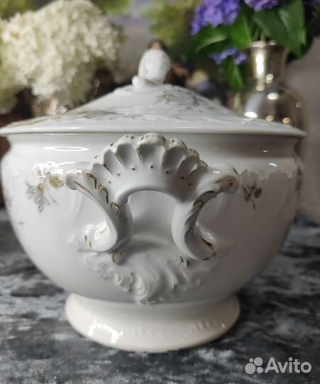 Антикварная супница. Террина. Европа