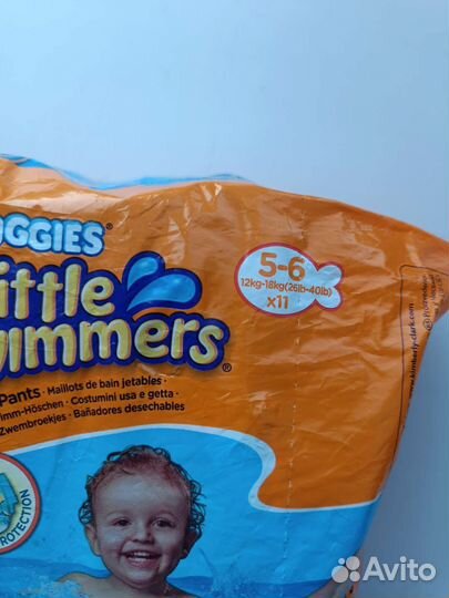 Трусики для плавания (подгузники, трусики) раз 5-6