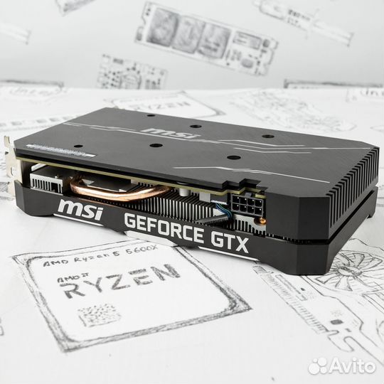 Видеокарта MSI GTX 1660 super ventus XS 6Gb