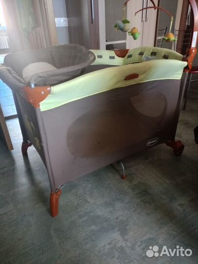 Детская кровать манеж с матрасом