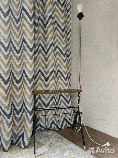 Торшер со столиком СССР винтаж