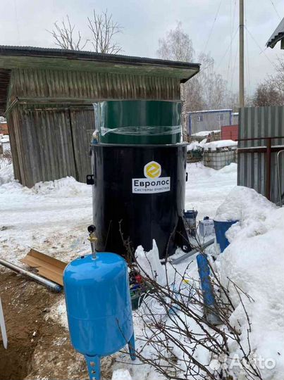 Септик для дома. Монтаж под ключ за 1 день