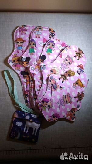 Тканевые многоразовые прокладки