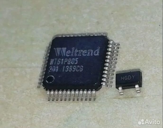 Weltrend WT61P805 прошитая микросхема(ремкомплект)