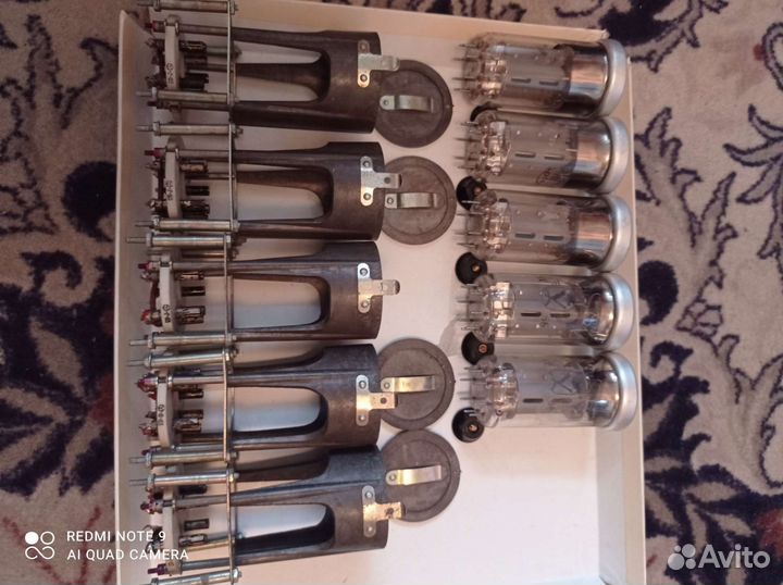 Радиолампы гу-50 и стаканы с панелями плк-50