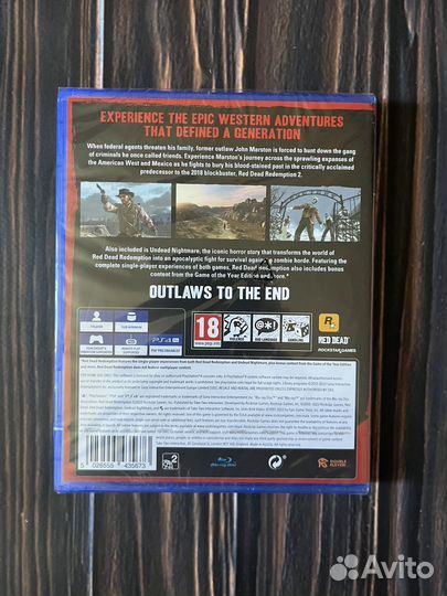 Red dead redemption ps4 диск новый