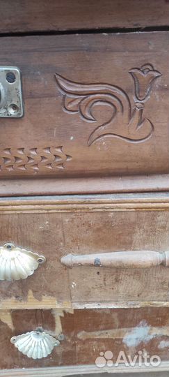 Комод дубовый, антиквариат,под реставрацию