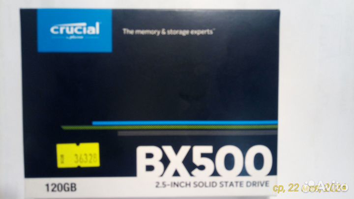 120 гб внутренний SSD-накопитель Crucial BX500 2.5