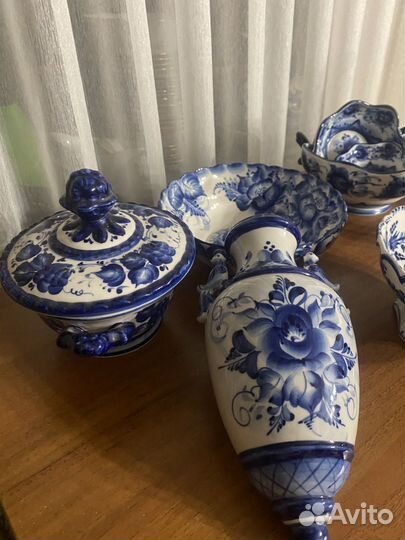 Посуда гжель