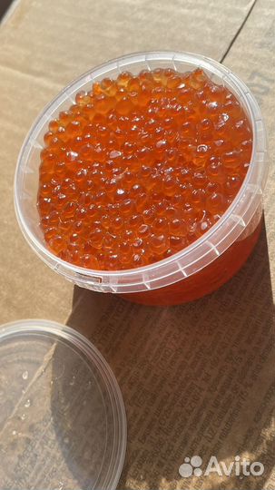 Красная икра горбуши, кеты, форели