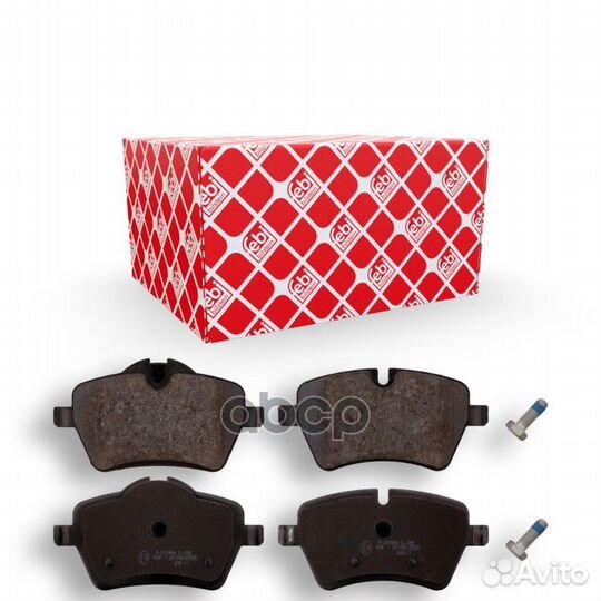 Колодки тормозные дисковые к-т перед 16727