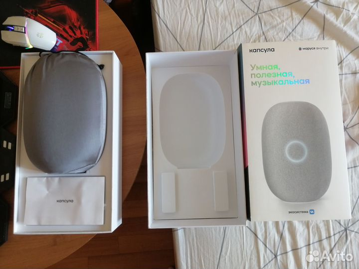 Умная колонка VK Капсула с голос.помощ. Марусей