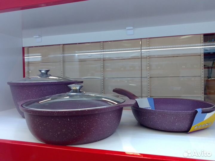 Набор посуды Kukmara(кас.4л.,жаровня 3л, сков24см)