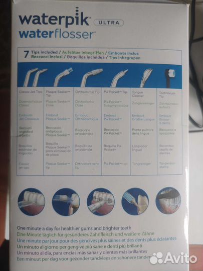 Ирригатор waterpik wp 112 EU Black черный