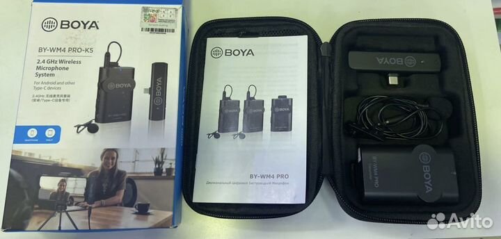 Петличная радиосистема Boya BY-WM4 PRO-K5 Type-C