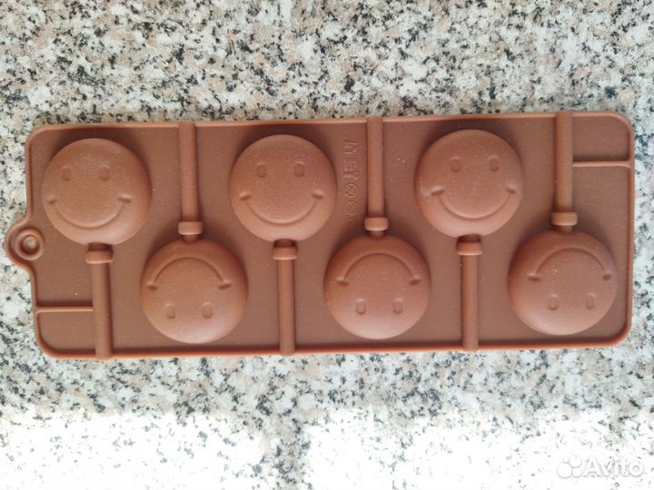 Форма для леденцов, смайлики