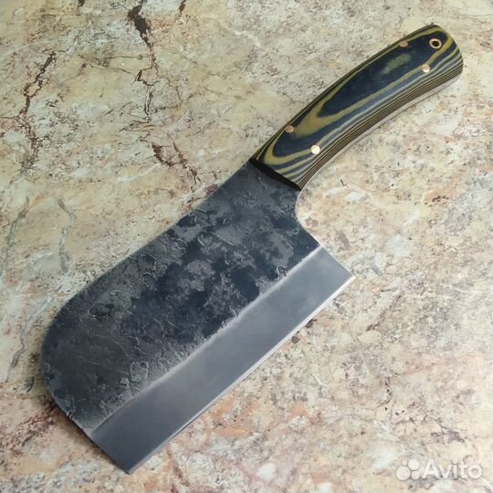 Тяпка-1 кованая фултанг х12мф микарта (под заказ)