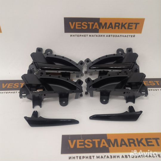 Внутренние ручки дверей Веста черный лак