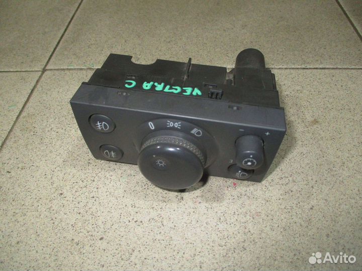 Переключатель света фар Opel Vectra C